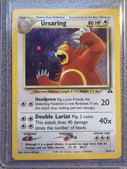 Ursaring - Holo (Neo Discovery - 15/75) - Pokemon Card - Image 1