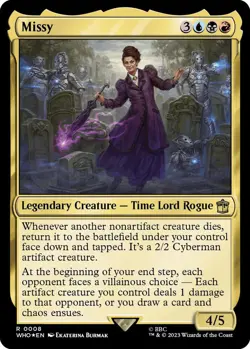 NM Foil Missy, MTG, Doctor Who, Magic the Gathering, 8 - Image 1