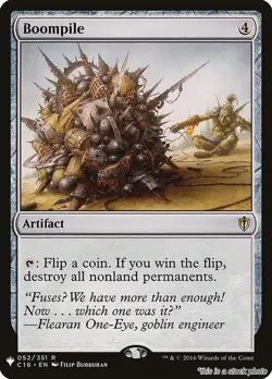 MTG Boompile 052/351 The List Reprints NM Magic - Image 1