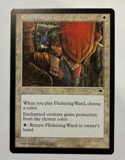 Flickering Ward Tempest (TMP) Magic the Gathering 1997Uncommon NM - Image 1