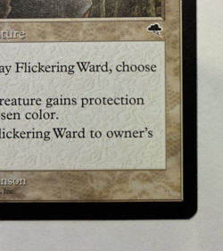 Flickering Ward Tempest (TMP) Magic the Gathering 1997Uncommon NM - Image 3
