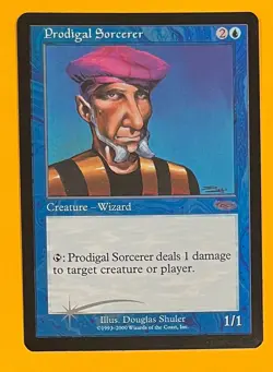 MTG PRODIGAL SORCERER (Foil) Arena Promo (OldManMTG 013-271) - Image 1