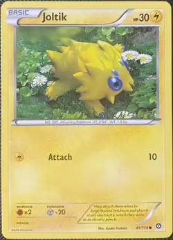 Joltik 41/114 XY - Steam Siege Regular - Pokemon Card - Image 1