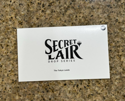 MTG The Tokyo Lands FOIL Secret Lair Magic The Gathering * SEALED * NEW - Image 1