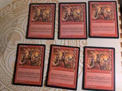 MTG - Mob Justice - Stronghold - Red - Common - Sorcery - Excellent / NM - Image 1