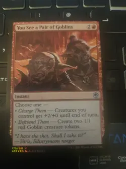 Forgotten Realms - You See a Pair of Goblins - Foil - Image 1