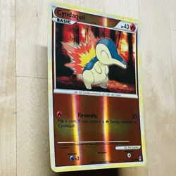 2011 Cyndaquil 55/95 Call of Legends Reverse Holo LP English Pokemon TCG Card - Image 2