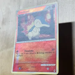 2011 Cyndaquil 55/95 Call of Legends Reverse Holo LP English Pokemon TCG Card - Image 3