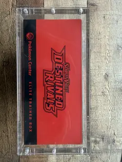 Pokemon TCG Destined Rivals Pokemon Center Elite Trainer Box New & Sealed + case - Image 5