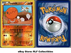 2012 Pokemon, B&W Boundaries Crossed, #83/149 Trapinch, Reverse Holo Common (b) - Image 1
