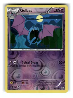 Golbat 54/135 Uncommon Plasma Storm Pokemon Reverse Holo Lightly Played - Image 1