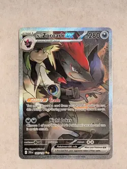 N's Zoroark ex 185/159 – SIR – JTG – Pokemon - Image 1