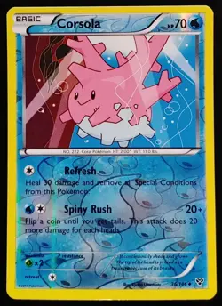 Corsola - 36/146 - Uncommon - Reverse Holo - XY (Base Set) - Pokemon - Image 1