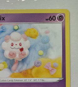 Swirlix (Asako Ito Crochet Art) Silver Tempest #083/195 Common 2022 Pokemon NM - Image 4