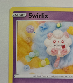 Swirlix (Asako Ito Crochet Art) Silver Tempest #083/195 Common 2022 Pokemon NM - Image 5