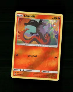 Salandit 33/236 Common Unified Minds Pokemon Reverse Holo Near Mint D-12 - Image 1
