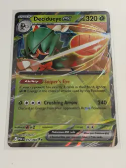 Pokemon TCG Decidueye ex 12/88 Perfect Order Double Rare 2026 NM - Image 1