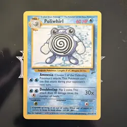 Poliwhirl 57/130 Uncommon Base Set 2 Pokemon - Image 1