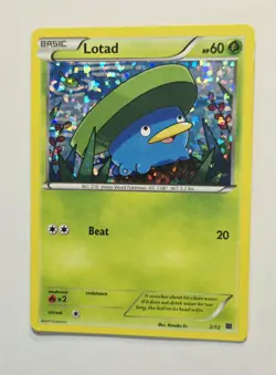 Lotad 2/12 McDonald's 2015 Collection - Holo Rare Promo - Pokemon - Image 1