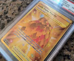Leafy Camo Pancho Secret RARE Pokemon Card PSA 10 GM 214/195 Silver Tempest 2022 - Image 2