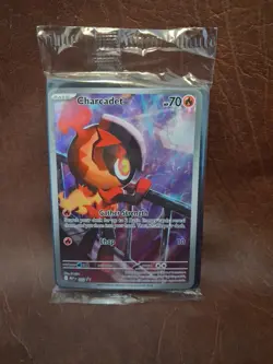SEALED Pokemon TCG Charcadet Black Star Promo #022 Mega Evolutions Phantasmal - Image 1