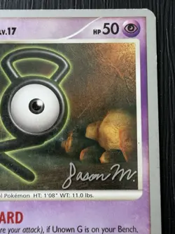 Unown [G] - 57/106 2009 (Jason Martinez) - World Championship (WCD) LP Pokemon - Image 3