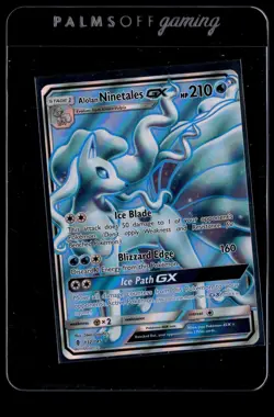 Alolan Ninetales GX 132/145 Guardians Rising Rare Ultra Pokemon - Image 1