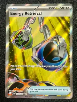 Energy Retrieval Full Art Trainer Ultra Rare 108/086 Chaos Rising Pokemon TCG NM - Image 1