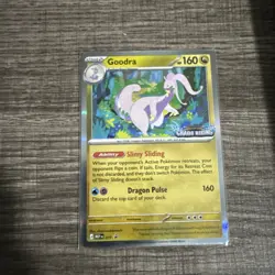 Pokemon Goodra MEP 077 Promo Chaos Rising Pre-Release Stamp - Image 2