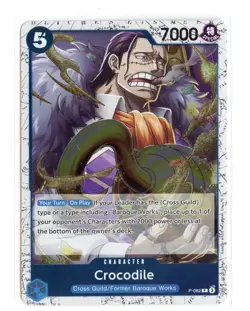 Crocodile (Pirate Foil) P-082 PR One Piece Premium Booster -The Best- Vol. 2 NM - Image 1