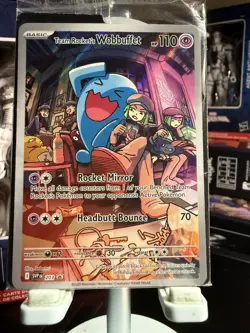 Team Rocket's Wobbuffet 203 Sv: Scarlet & Violet Promo Cards Holo US Seller - Image 1
