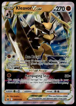 Kleavor VSTAR SWSH249 JUMBO OVERSIZED Black Star Promo Pokemon Card - Image 1
