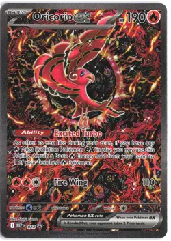 Oricorio ex 024 Holo Promo ME: Mega Evolution Promo Pokemon NM - Image 1