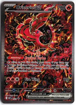 Oricorio ex 024 Holo Promo ME: Mega Evolution Promo Pokemon NM - Image 1