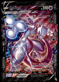Mewtwo V-Union SWSH162 JUMBO OVERSIZED Black Star Promo Pokemon Card - Image 1
