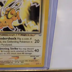 Raichu 21/64 Neo Revelation Regular Pokemon TCG - Image 4