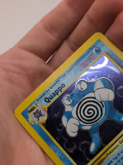 US Seller - German Pokemon Holo Poliwrath (Quappo) – Base Set – 13/102 - MP - Image 2