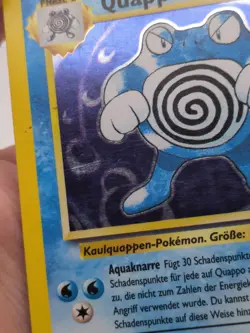US Seller - German Pokemon Holo Poliwrath (Quappo) – Base Set – 13/102 - MP - Image 3
