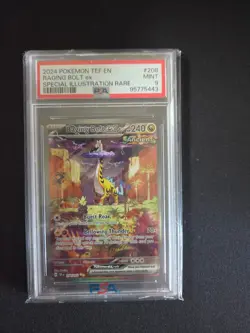 Pokemon 2024 Raging Bolt ex Temporal Forces #208 PSA 9 - Image 1