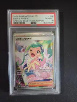 Pokemon 2024 Lisia's Appeal Surging Spark #246 PSA 10 - Image 1