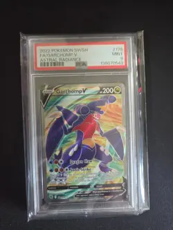 Pokemon 2022 Garchomp V Astral Radiance #178 PSA 9 - Image 1