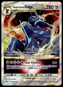 Origin Forme Dialga VSTAR SWSH256 JUMBO OVERSIZED Black Star Promo Pokemon Card - Image 1