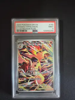Pokemon 2025 Ethan's Typhlosion Destined Rivals #190 PSA 9 - Image 1