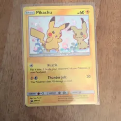 Pokemon TCG Pikachu SM162 SM Promo Holo English 2019 60 HP - Image 1