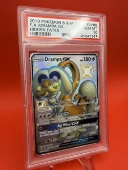 2019 Pokemon SM Hidden Fates Drampa GX Shiny Vault #SV80/SV94 PSA 10 GEM MT SV80 - Image 3