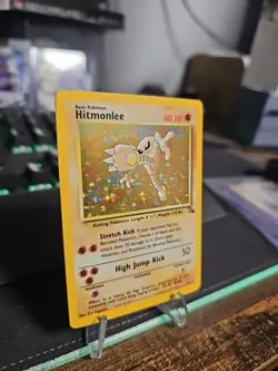 Pokemon Hitmonlee 7/62 Fossil Holo - Moderate Play - Image 5