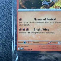 Pokemon TCG - Ho-Oh - EBGAMES Stamped Promo In Hand 010/086 FREE SHIPPING ✅ - Image 5