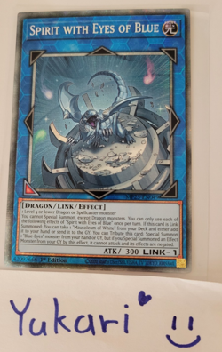 Spirit with Eyes of Blue (Starlight rare) MP25-EN049 1st Edition mint Yugioh TCG - Image 1