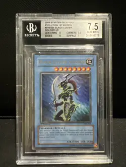 2004 YU-GI-OH Black Luster Soldier Ultra Rare 1st Edition #SYE-024 BGS 7.5 NM - Image 1