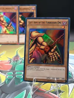Yu-Gi-Oh! Left Arm of The Forbidden One YGLD-ENA21 Ultra Rare 1st Ed NM - Image 1